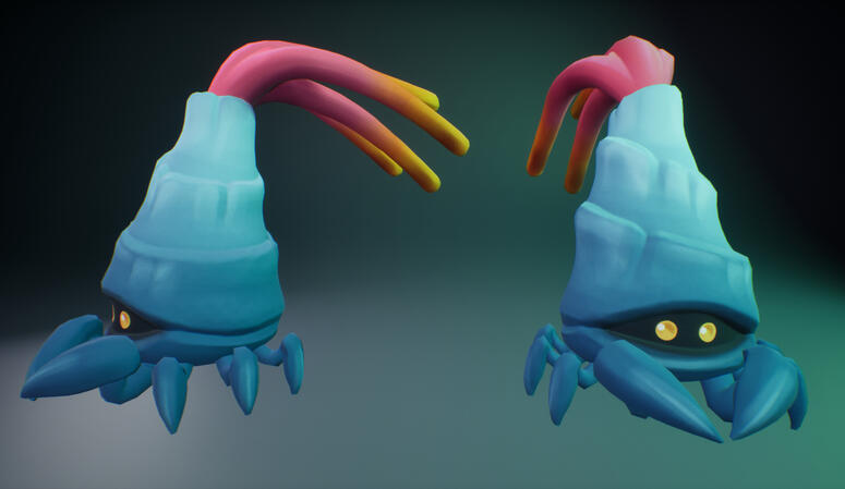 Crab Creature - 3DCoat, 3DS Max, Substance Painter