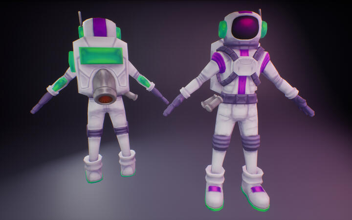 Astronaut - 3DS Max, Substance Painter
